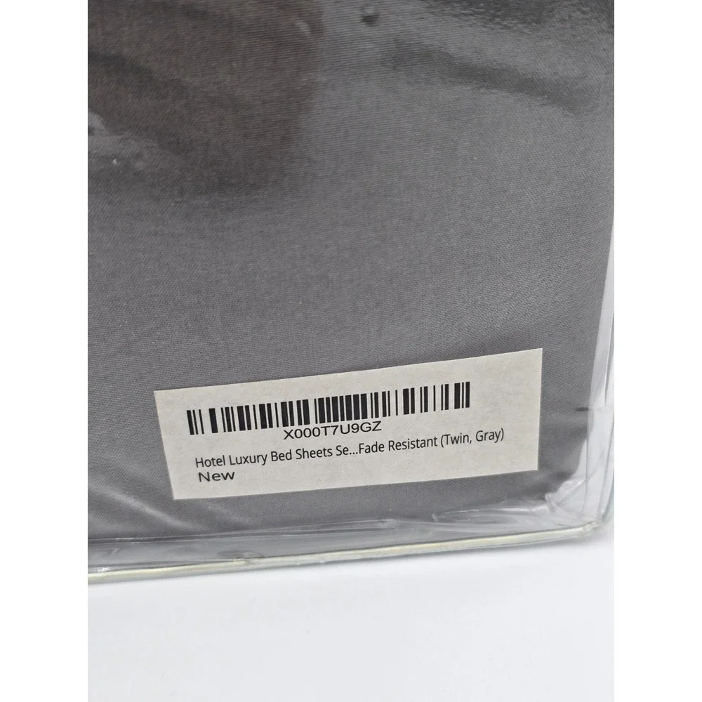 Gray Twin sheet set Danjor Linens Platinum 1800 Collection Hotel Luxury bed